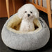 Round Plush Calming Dog Cave Bed | Dog Beds | Pet Beds | Pet Caves | Plush Dog Beds | Dog Nests | Estilo Living