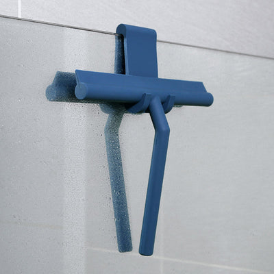 Retro Silicone Squeegee for Shower with Storage Holder | Shower Squeegee | Glass Squeegee | Window Squeegee | Glass Scraper | Glass Wiper | Squeegee Cleaner | Window Wiper | Window Scraper | Buy Squeegee for Shower Doors Online Now at Estilo Living