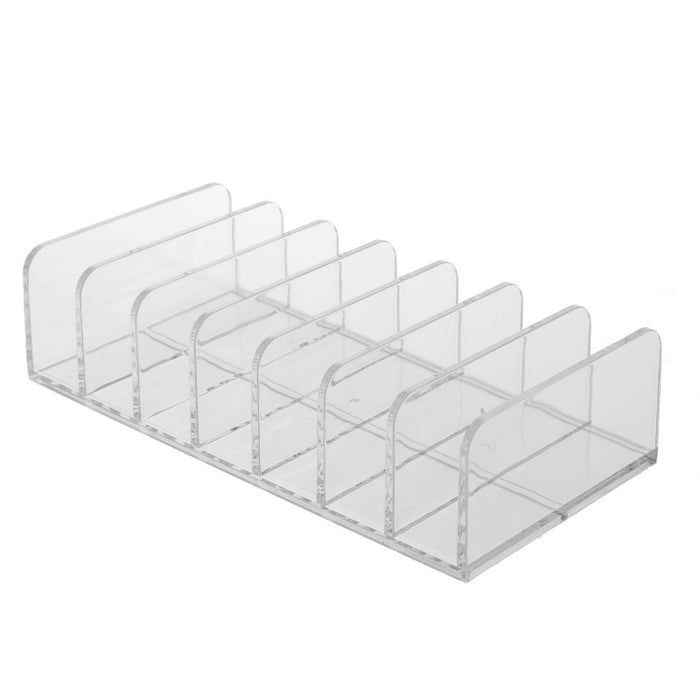 7 Grids Clear Acrylic Eyeshadow Compact Organizer | Makeup Storage | Eyeshadow Holders | Makeup Palette Organizer | Clear Storage | Clear Makeup Storage | Estilo Living