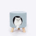 Modern Stool with Cat Cave | Cat Beds | Cat Houses | Space Saving Furniture | Foot Stools with Cat Cave | Estilo Living