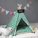 Plush Shapes Dog Teepee with Dog Bed | Pet Teepee | Pet Tent | Teepees for Dogs | Estilo Living