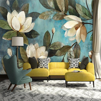 A Day for the Lily Mural Wallpaper Decal-Wallpaper for Living Room-Estilo Living