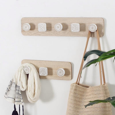 Alva Wooden Hook Rack-Storage-Wall Hooks Decorative-Estilo Living