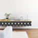 Black and White Geometric Decal Strips-Designer DecalS for Furniture-Estilo Living