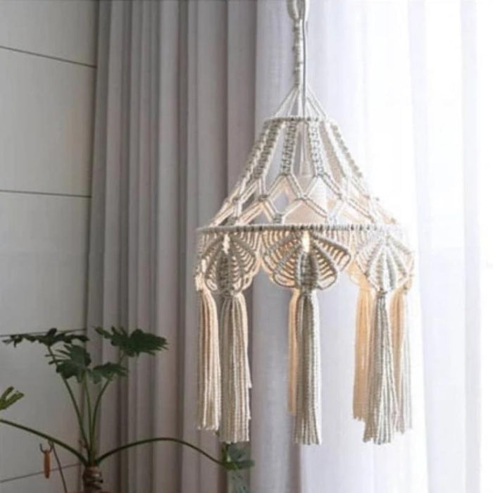 Boho Shade Hanging Lights-Pendants Light For Bedroom-Estilo Living
