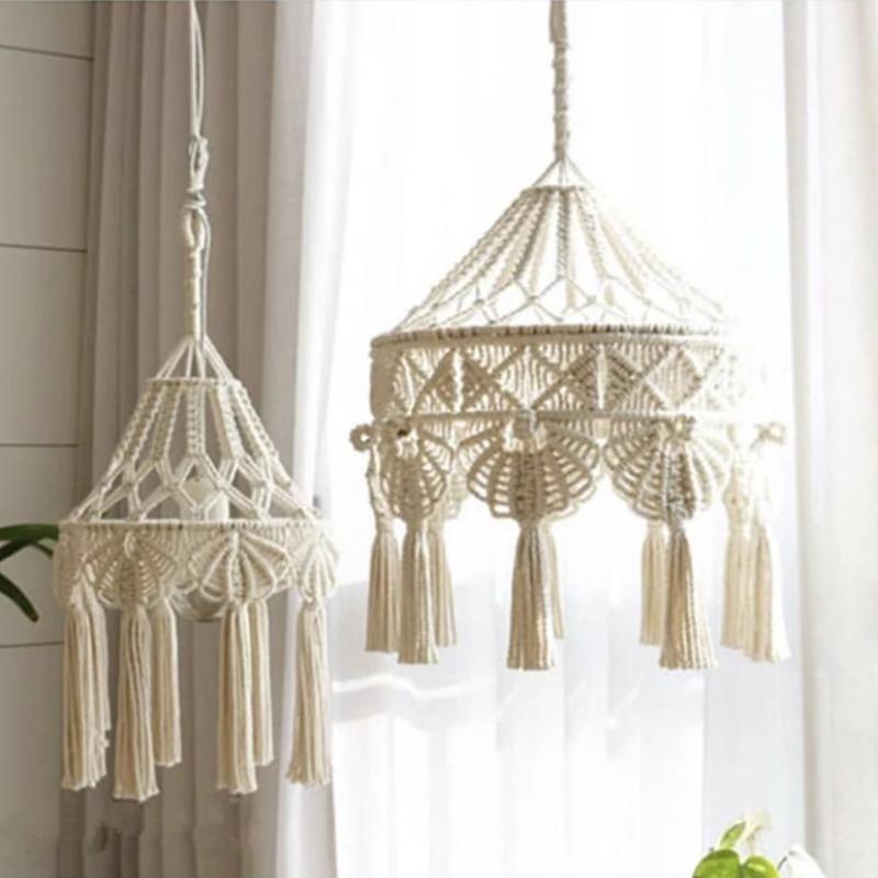 Boho Shade Hanging Lights-Pendants Light For Bedroom-Estilo Living