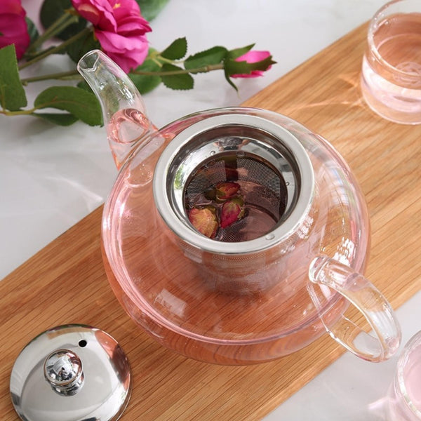 Classic Glass Teapot with Integrated Infuser - 800ml