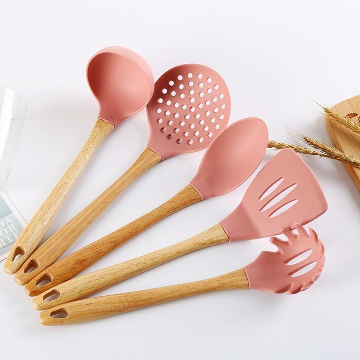Pink color set of the Butter Cake Kitchen Utensils Collection - Buy Cooking Utensils and Baking Utensils Online Now - from Estilo Living