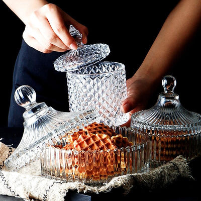 Crystal Glass Storage Jars | Glass Jars | Display Jars | Food Storage Jars | Glass Storage Jars | Food Jars | Storage Jars | Buy Glass Jars with Lids Online Now at Estilo Living