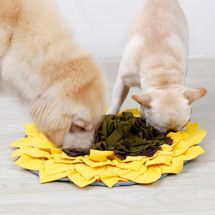 Sunflower Snuffle Mat for Dogs | Snuffle Mats for Dogs & Pets | Interactive Puzzles for Dogs | Boredem Busters for Dogs | Pet Accessories | Estilo Living