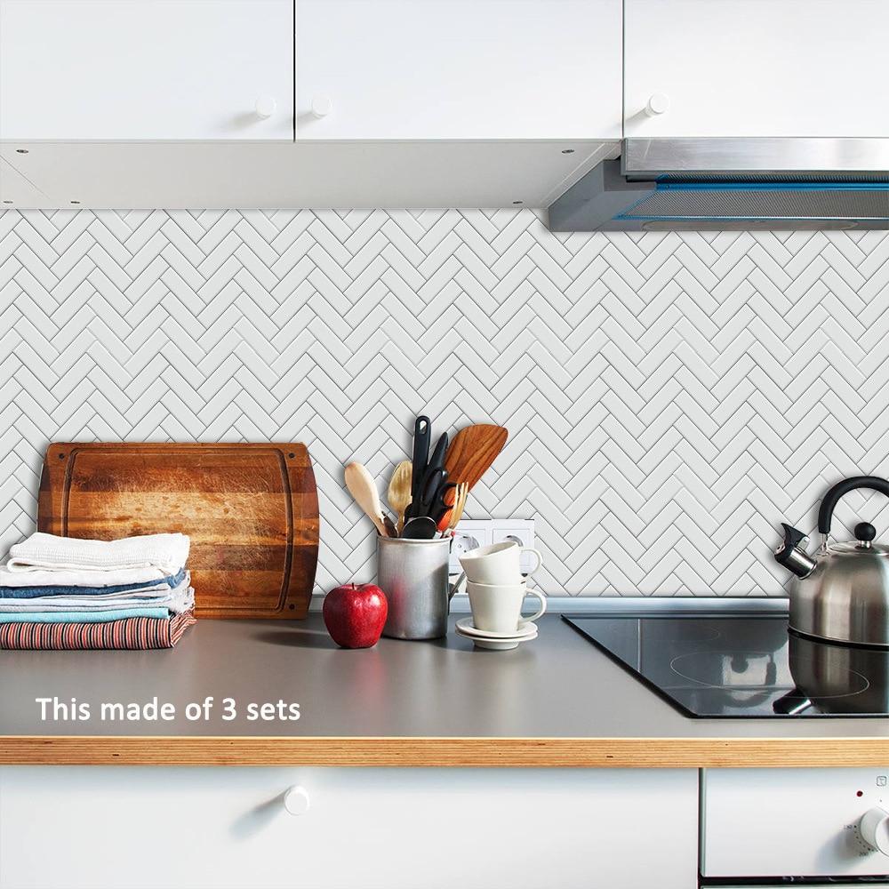 Herringbone Self Adhesive Tile Decals - Buy Wall Decals | Estilo Living