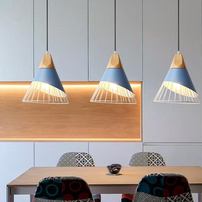 Nordic Industrial Wood Pendant Lights | Hanging Pendant Lights | Hanging Pendant Lighting | Pendant Lamps | Industrial Pendant Lights | Wooden Pendant Lights | Buy Nordic Pendant Lights Online Now at Estilo Living