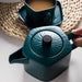The Modern Farmhouse Ceramic Teapot Set in Teal color - Buy Teaware Online Now - Estilo Living
