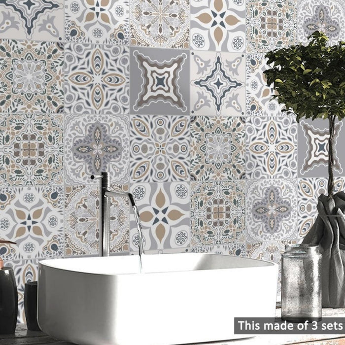 Moroccan Designer Tile Decal Set-Decals for Furniture-Estilo Living