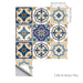 Moroccan-Style Tile Decal Set-Designer Decal-Estilo Living-20cm x 20cm-10 Pieces-Estilo Living