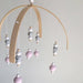 Nordic Wooden Bead Hanging Nursery Mobile-Nursery-Estilo Living-White/Gray/Pink-Estilo Living
