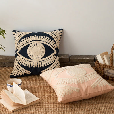 Faye Boho Cushion Covers | Throw Cushion | Cotton Cushions | Boho Decor | Boho Design | Pillow Covers | Third Eye Cushions | Boho Style Cushions | Textured Cushions | Estilo Living