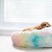 Round Rainbow Collection Extra Plush Calming Donut Dog Bed | Dog Beds | Pet Beds | Donut Beds | Plush Dog Beds | Dog Nests | Estilo Living