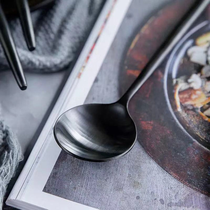 Onyx Dinnerware Cutlery Set - Dinner Spoon, from Estilo Living.  Buy Tableware Online & Kitchen Utensils Set