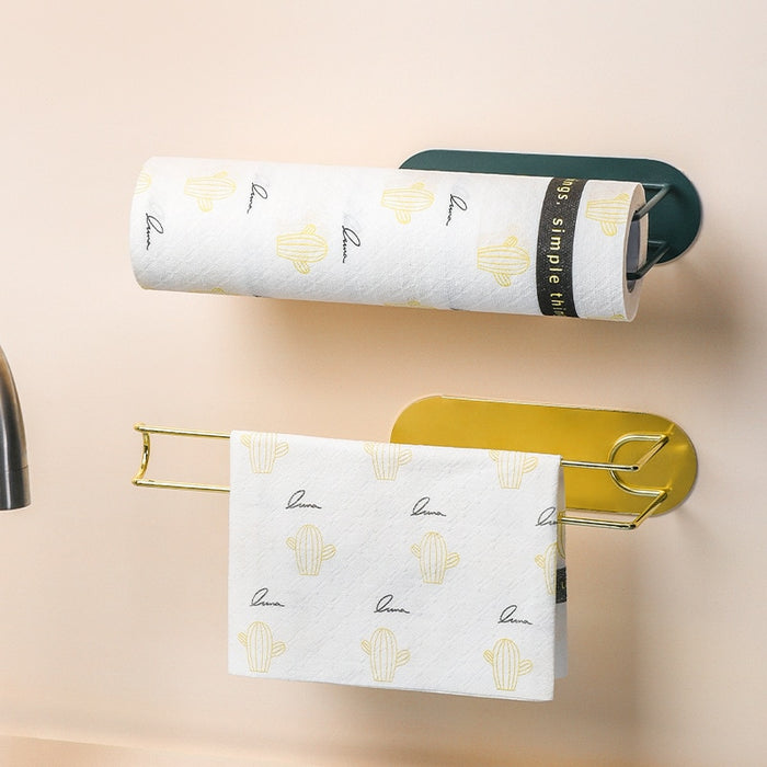 Lucia Iron Paper Towel Holders | Bathroom Storage | Wall Mounted Towel Holders | Paper Towel Holders | Kitchen Bag Holders | Estilo Living