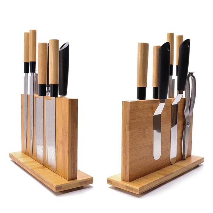 Bamboo Magnetic Knife Holder Block | Knife Racks | Kitchen Storage | Kitchen Organizers | Estilo Living
