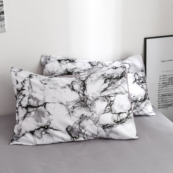 Nuvola Marble Duvet Cover Set | Bedding | Quilts | Marble Bedspread | Estilo Living