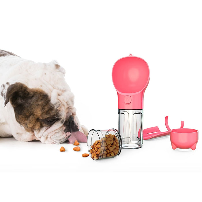4-in-1 Portable Dog Water Bottle, Feeder, Poop Bag Holder & Pooper Scooper | Pet Water Bottle | Estilo Living