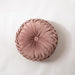 Velvet Ruffle Round Throw Pillow Cushions | Cushions | Pillows | Home Decor | Throw Cushions | Velvet Pillows | Estilo Living 