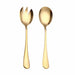 Modern Salad Servers and Serving Utensils Set | Gold Serveware | Rose Gold Serveware | Black Serveware | Silver Serveware | Salad Serving Utensils | Serving Spoons | Serving Forks | Estilo Living