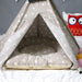 Plush Shapes Dog Teepee with Dog Bed | Pet Teepee | Pet Tent | Teepees for Dogs | Estilo Living