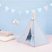 Dreamy Skies Large Pet Teepee with Plush Cat Bed Cushion | Dog Teepee | Cat Teepee | Pet Teepee | Dog Tent | Cat Tent | Pet Tent | Dog Beds | Cat Beds | Estilo Living