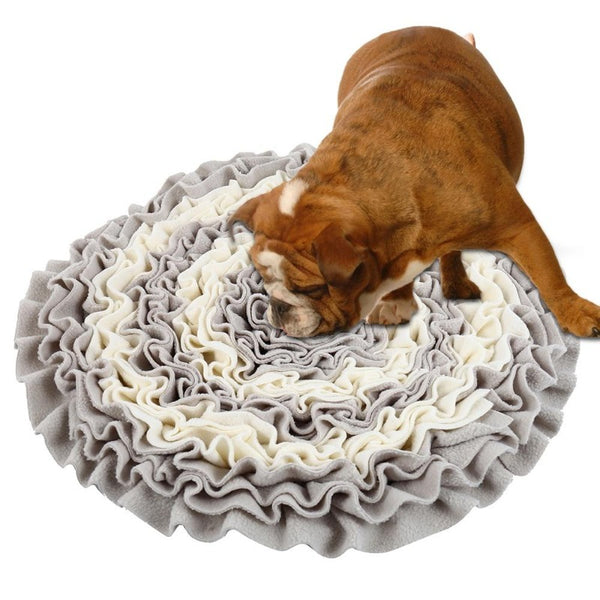 50x50cm Pet Dog Snuffle Mat Nose Smell Training Sniffing Pad Slow