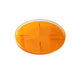 Retro Orange Round Acrylic Tray Organizer | Acrylic Round Trays | Serving Trays | Decorative Trays | Teapot Tray | Stylish Trays | Retro Trays | Makeup trays | Jewelry Trays | Estilo Living