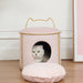 Luxury Velvet Stool with Cat Cave | Cat House | Cat Beds | Space Saving Furniture | Multipurpose Pet Beds | Cat Caves | Cat Nests | Stylish Cat Beds | Estilo Living