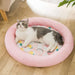 Tropical Summer Round Cat Cooling Mat | Cat Cooling Pad | Cat Beds | Cat Mats | Round Cat Beds | Summer Cat Beds | Estilo Living