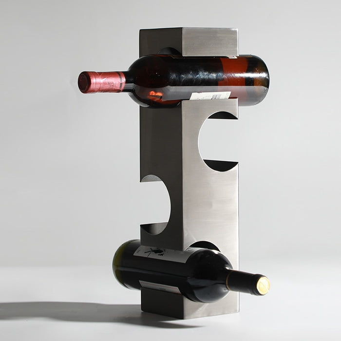 Creative Curves Metal Table Wine Rack & Bottle Holder
