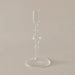 Harlow Tall Decorative Glass Taper Candlestick Holders | | Home Decor | Glass Vases | Glass Candle Holders | Retro Candle Holders | Classic Candle Holders | Abstract Candlesticks | Slim Candlesticker Holders | Tall Candlestick Holders | Estilo Living