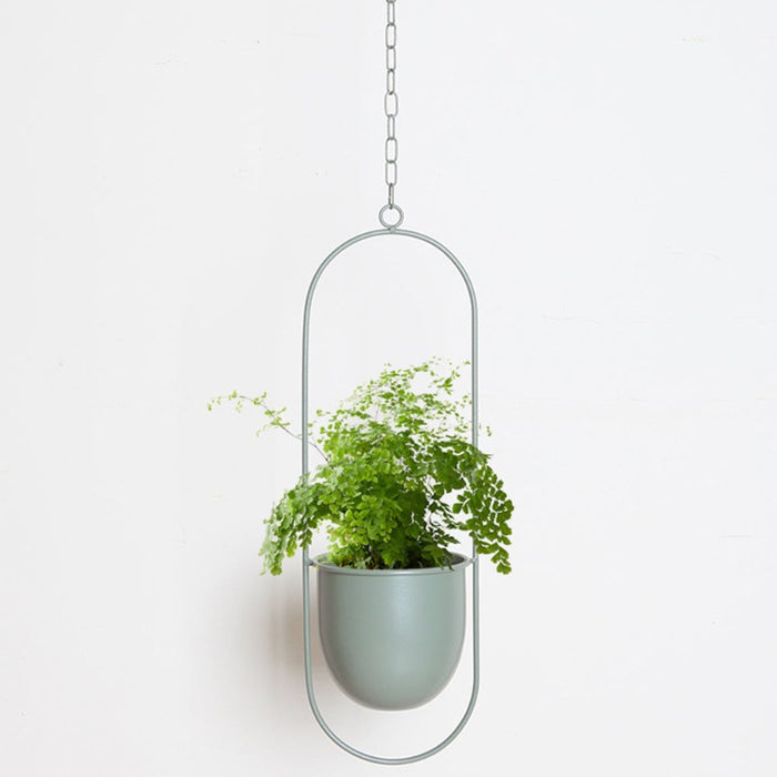 Pastel Vivienne Hanging Metal Planter Pot Holders | Hanging Iron Flower Pots Planters | Hanging Plant Pots | Hanging Flower Pot | Metal Hanging Pot | Hanging Planter Pots | Planter Pots | Hanging Pots | Hanging Planters | Indoor Planters | Buy Floating Planter Pots Online Now at Estilo Living