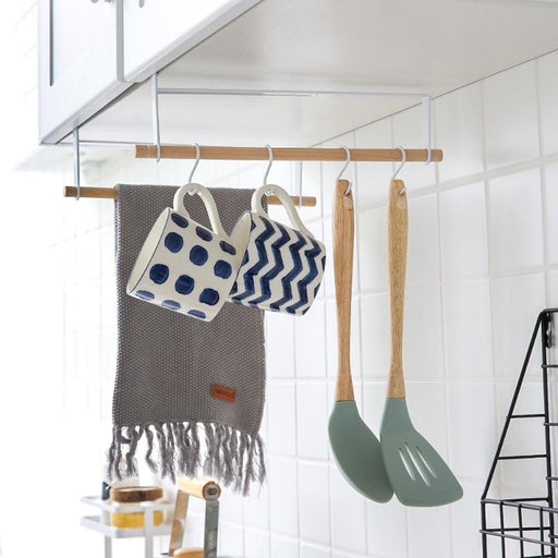 Shelf Hanger Rack with Hooks - Buy Shelf Storage | Hanging Racks | Kitchen Countertop Storage from Estilo Living