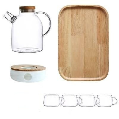 Scandinavian Glass Teapot Set-Kitchen-Estilo Living-Set D-Estilo Living