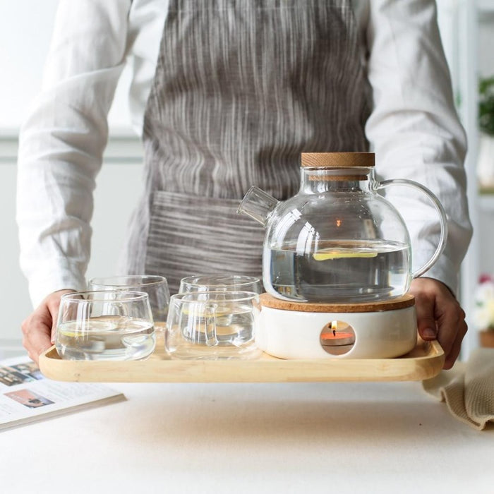 Scandinavian Glass Teapot Set-Kitchen-Estilo Living-Estilo Living