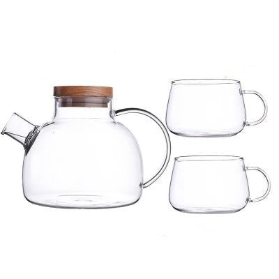 Scandinavian Glass Teapot Set-Kitchen-Estilo Living-Set A-Estilo Living