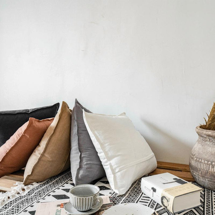 The Pure Cushion Cover Collection | Linen Cushion Covers | Boho Cushions | Linen Pillows | Eco-friendly Home Decor | Estilo Living
