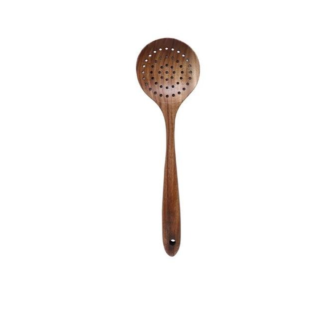 The Slotted Spoon from the Woodland Kitchen Utensils Collection - Buy Wood Cooking Utensils - from Estilo Living